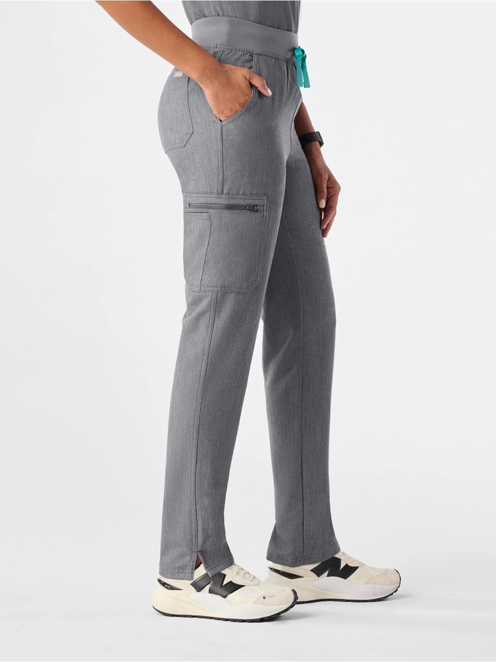 Figs Yola High-Rise Slim Scrub Trouser